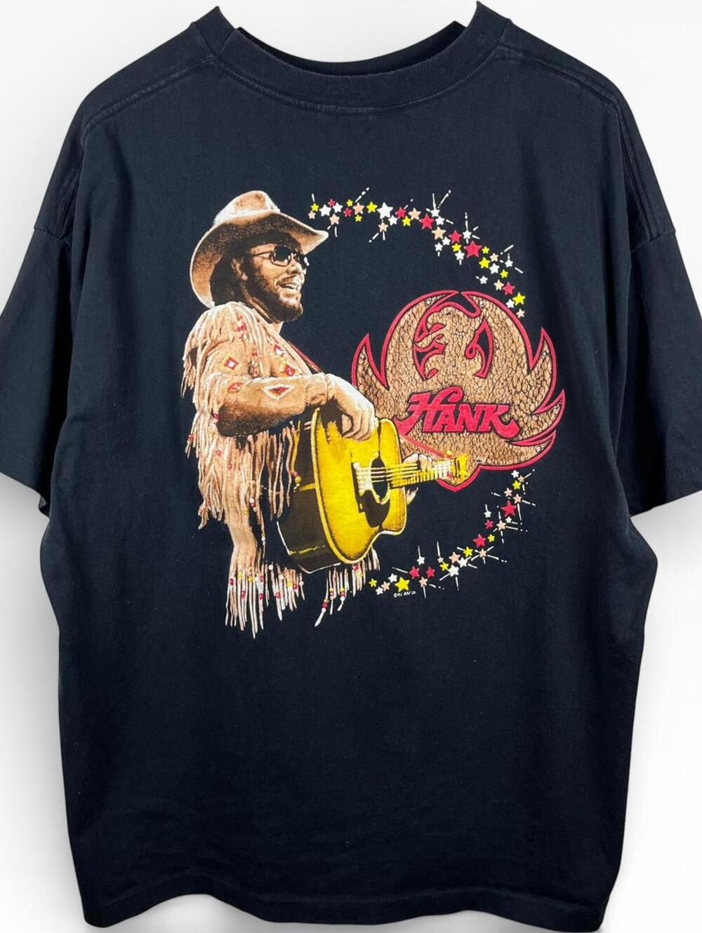 Vintage 1980s Hank Williams Jr. Country Country Band Tee Mens Size XL Tour Shirt